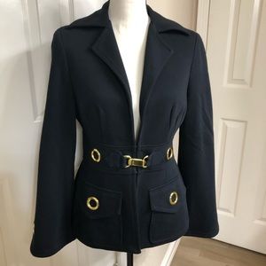 Women's Blazer with Gold Accents Sz S